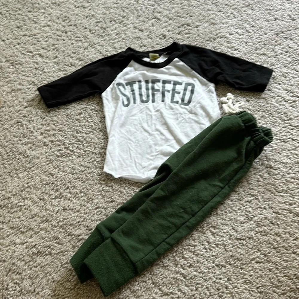 Stuffed thanksgiving outfit
